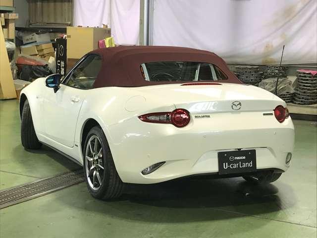 ロードスター 1.5 100周年 特別記念車 MTモード付 LEDヘッドライト アルミ オートエアコン クルコン 本革シート ETC スマキー シートヒーター ナビTV メモリーナビ アイドリングストップ 横滑り防止機能 バックモニター付き(2枚目)