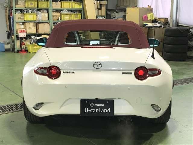 ロードスター 1.5 100周年 特別記念車 MTモード付 LEDヘッドライト アルミ オートエアコン クルコン 本革シート ETC スマキー シートヒーター ナビTV メモリーナビ アイドリングストップ 横滑り防止機能 バックモニター付き(6枚目)