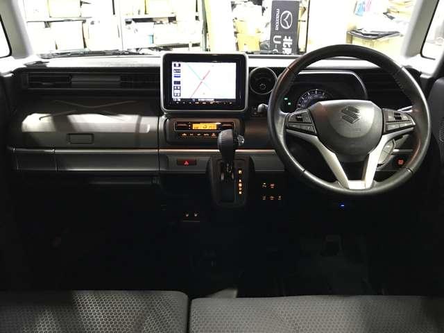 スペーシアギア ６６０　ギア　ハイブリッド　ＸＺターボ　４ＷＤ　ＰＳＤ　ＥＳＰ　フルタイム４ＷＤ　ＬＥＤへッドライト　アダプティブクルーズ　ターボ付　地デジフルセグ　バックアイカメラ　Ｗエアバック　前席シートヒーター　スマートキー　ナビＴＶ　セキュリティ　Ｆカメラ（3枚目）