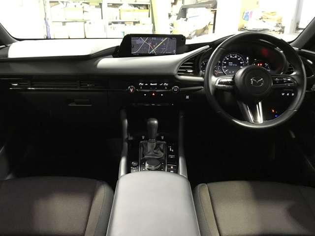 MAZDA3ファストバック 1.5 15S ツーリング MTモード付 フルセグテレビ アダプティブクルーズ ETC車載器 LEDヘッド 横滑り防止システム イモビ エアコン アルミホイール カーテンエアバッグ メモリナビ キーレスゴー ナビTV ABS(3枚目)