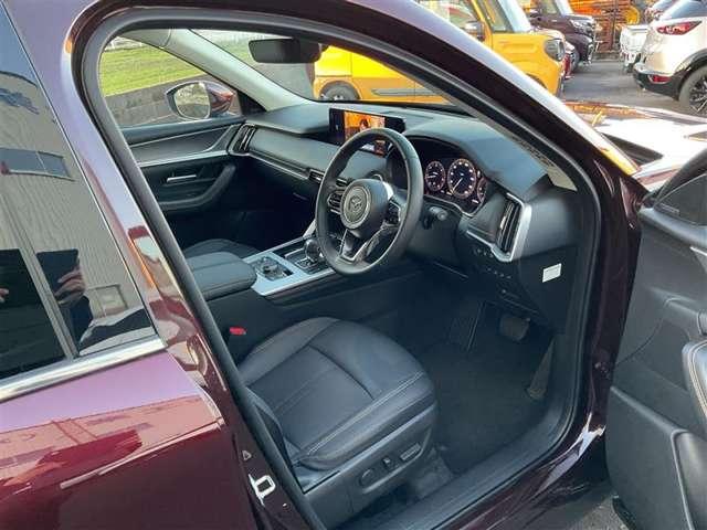 ＣＸ－８０ ３．３　ＸＤ　Ｌパッケージ　ディーゼルターボ　４ＷＤ　盗難防止装置付　アルミホイール　パノラマサンルーフ　フルセグＴＶ　レザーシート　全周囲カメラ　パワーシート　スマートキー　アイドリングストップ　アダプティブクルーズコントロール　４ＷＤ　シートヒーター（7枚目）