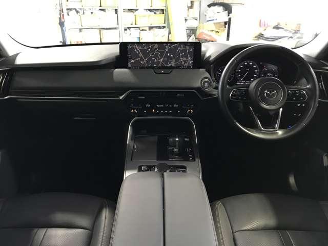 ＣＸ－６０ ３．３　ＸＤ　Ｌパッケージ　ディーゼルターボ　４ＷＤ　盗難防止装置付　Ｂカメラ　黒革シート　ＬＥＤ　ＡＷ　ＥＴＣ　４ＷＤ　スマートキー　シートヒーター　アイドリングストップ　ターボ　オートエアコン　ナビ　盗難防止システム　パワステ　キーフリー　衝突軽減Ｂ（3枚目）