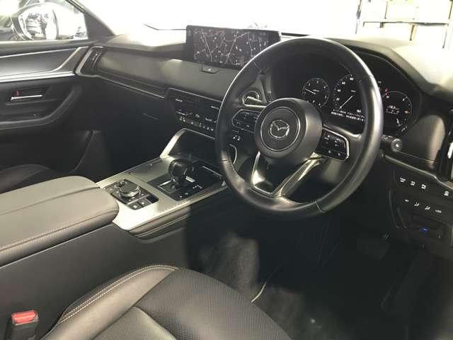 ＣＸ－６０ ３．３　ＸＤ　Ｌパッケージ　ディーゼルターボ　４ＷＤ　盗難防止装置付　Ｂカメラ　黒革シート　ＬＥＤ　ＡＷ　ＥＴＣ　４ＷＤ　スマートキー　シートヒーター　アイドリングストップ　ターボ　オートエアコン　ナビ　盗難防止システム　パワステ　キーフリー　衝突軽減Ｂ（7枚目）