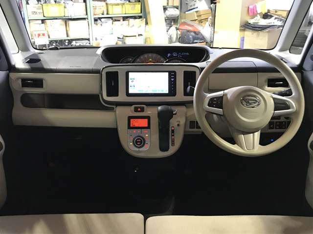 ムーヴキャンバス 660 G メイクアップVS SAIII PSD i-stop プッシュスタートスマートキー アラウンドビュー 追突被害軽減ブレーキ ナビ&TV 盗難防止アラーム シートヒータ ETC車載器 地デジ エアバック LED キーフリー ABS(3枚目)