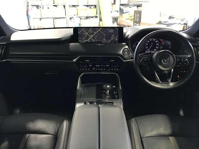 ＣＸ－６０ ３．３　ＸＤ　エクスクルーシブ　モード　ディーゼルターボ　４　盗難防止装置付　アイスト　ムーンルーフ　衝突軽減ブレーキ　エアコン　地デジ　レザー　ＬＥＤライト　ＡＢＳ　ＥＴＣ　スマートキー　パワーシート　４ＷＤ　盗難防止装置　メモリーナビ　キーレス　ターボ（3枚目）