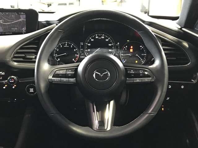 MAZDA3ファストバック 2.0 20S Lパッケージ MTモード付 追従クルコン 地デジチューナー 衝突軽減システム アイドリングストップ 黒革シート ETC車載器 バックカメラ メモリーナビ WAB LEDヘッドライト アドバンストキー ABS アルミ(13枚目)
