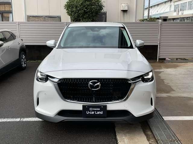 CX-60 2.5 25S Lパッケージ 4WD 盗難防止装置付 ACC LEDライト ナビTV 本革 パワーシート 衝突軽減 アルミホイール 4WD メモリナビ アイドリングストップ 横滑り防止装置 キ-レス スマートキー オートエアコン シートH(4枚目)