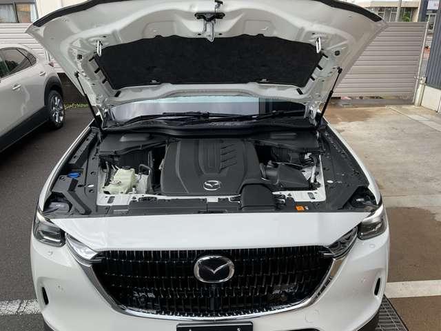 CX-60 2.5 25S Lパッケージ 4WD 盗難防止装置付 ACC LEDライト ナビTV 本革 パワーシート 衝突軽減 アルミホイール 4WD メモリナビ アイドリングストップ 横滑り防止装置 キ-レス スマートキー オートエアコン シートH(18枚目)