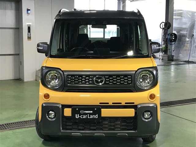 フレアワゴンタフスタイル ６６０　タフスタイル　ハイブリッド　ＸＳ　ＰＳＤ　横滑り防止　キーレス　フルオートエアコン　Ｓヒーター　ＬＥＤ　スマートキ　アイドリングストップ　盗難防止装置　ＡＢＳ　両側ＰＳドア　追従型クルコン　ＲＢＳ（4枚目）