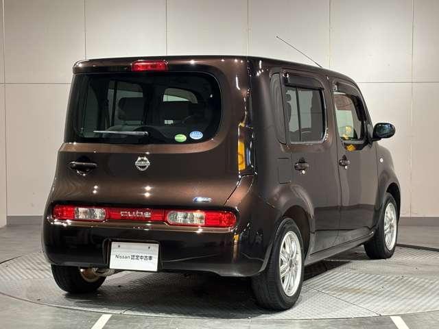 キューブ １．５　１５Ｘ　７インチナビ　ＥＴＣ　社外アルミホイール（3枚目）