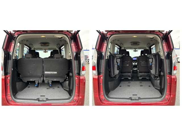 �ʏ펞�ł��A�]�T�̗e�ʂ��m�ۂ���Ă��܂��I�f�p�[�g���ł̂������������S���Đς߂܂���I�R��ڃV�[�g�𒵂ˏグ��ƁA����ɑ�e�ʂɕς��܂��I���]�Ԃ��ςݍ��߂܂��̂ŁA���}�����N���N�ł���