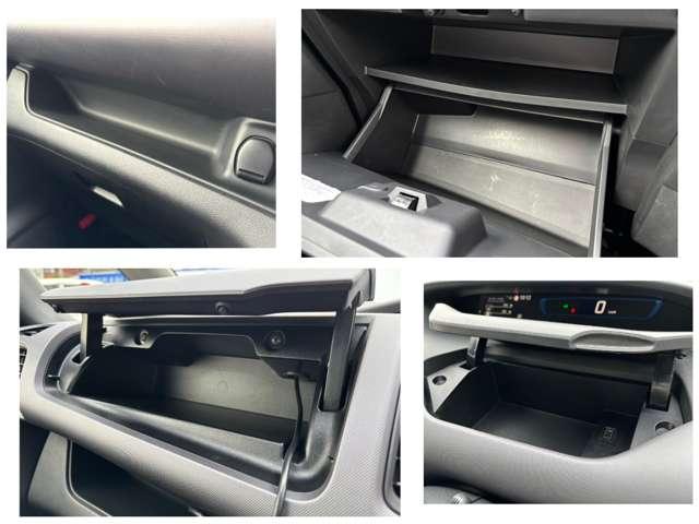 �O���[�u�{�b�N�X���͂��߁A��e�ʂ̎��[�{�b�N�X���ݒu����Ă��܂��I�Ԍ��ؓ���ȊO�̉ו����A�X�b�L�����[�ł��܂��̂ŁA�Ƃ��Ă����S�ł��I