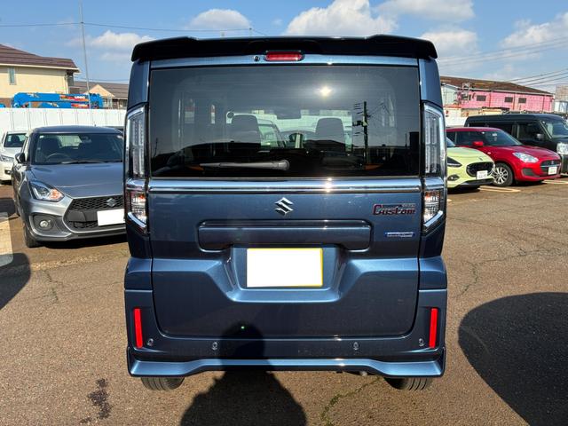 スペーシアカスタム カスタム　ＨＹＢＲＩＤ　ＸＳ　オートライト　スライドドア　プッシュスタート　シートヒーター　オートエアコン　衝突被害軽減システム　アイドリングストップ　衝突安全ボディ　盗難防止システム（4枚目）