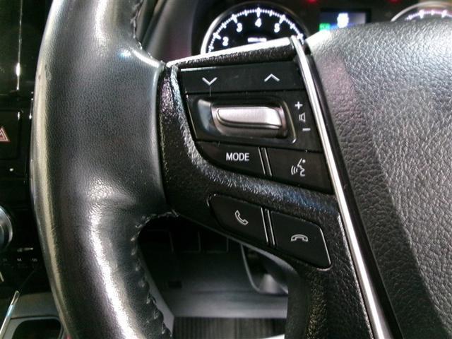 ハンドルのお手元でオーディオの音量等を調節できます。