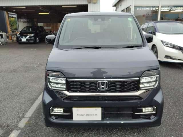 N-WGNカスタム カスタム 660 L ターボ ナビ装着用スペシャルパッケージ 衝突被害軽減装置 LEDランプ Bカメ サイドエアバック メモリーナビ イモビ スマートキー・プッシュスタート ドラレコ キーフリー ETC車載器 整備記録簿 AAC 禁煙 アルミ クルコン ABS(2枚目)