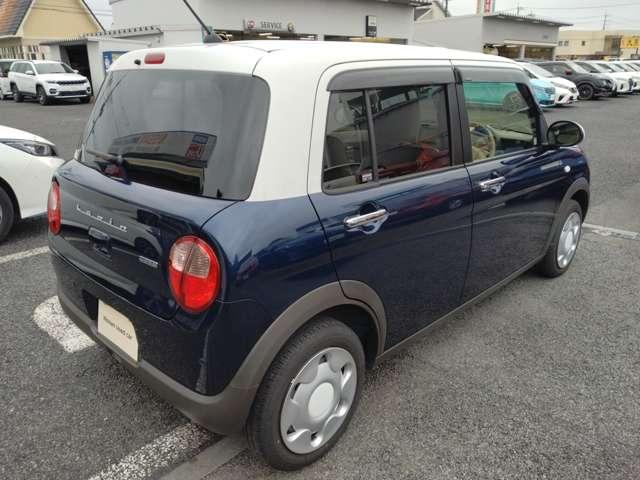 アルトラパン ６６０　モード　パナソニックメモリ－ナビ　フルセグＴＶ　ＨＩＤ　禁煙　車線逸脱防止　ナビＴＶ　セキュリティアラーム　両席エアバッグ　ワンセグ　キーフリー　メモリーナビ　エアコン　整備記録簿　運転席エアバッグ　パワーウィンドウ　ＡＢＳ　パワーステアリング　アイドルＳ（3枚目）