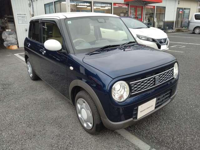 アルトラパン ６６０　モード　パナソニックメモリ－ナビ　フルセグＴＶ　ＨＩＤ　禁煙　車線逸脱防止　ナビＴＶ　セキュリティアラーム　両席エアバッグ　ワンセグ　キーフリー　メモリーナビ　エアコン　整備記録簿　運転席エアバッグ　パワーウィンドウ　ＡＢＳ　パワーステアリング　アイドルＳ（10枚目）