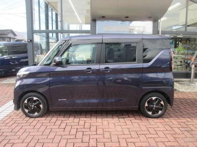 ルークス ６６０　ハイウェイスターＸ　アイスト　衝突被害軽減ブレ－キ　マルチビューカメラ　車線逸脱警報装置　ＥＴＣ　ＬＥＤ　スマートキー　パワーウィンドウ　カーテンエアバック　ナビＴＶ　バックカメラ　記録簿　パワステ　オートエアコン（3枚目）