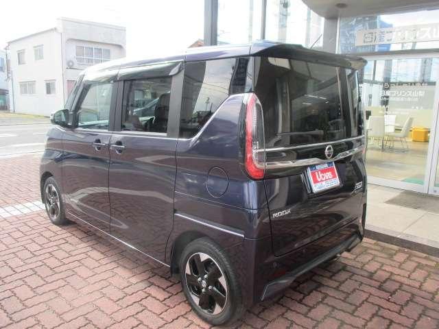 ルークス ６６０　ハイウェイスターＸ　アイスト　衝突被害軽減ブレ－キ　マルチビューカメラ　車線逸脱警報装置　ＥＴＣ　ＬＥＤ　スマートキー　パワーウィンドウ　カーテンエアバック　ナビＴＶ　バックカメラ　記録簿　パワステ　オートエアコン（4枚目）