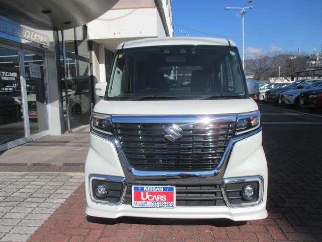 スペーシアカスタム ６６０　カスタム　ハイブリッド　ＸＳ　アラウンドモニター　両側パワ－スライドドア　Ｂカメ　車線逸脱　スマキー　クルーズコントロール　キーレスエントリー　アイドルストップ　ＬＥＤヘッドライト　ナビＴＶ　ドライブレコーダー　オートエアコン（2枚目）