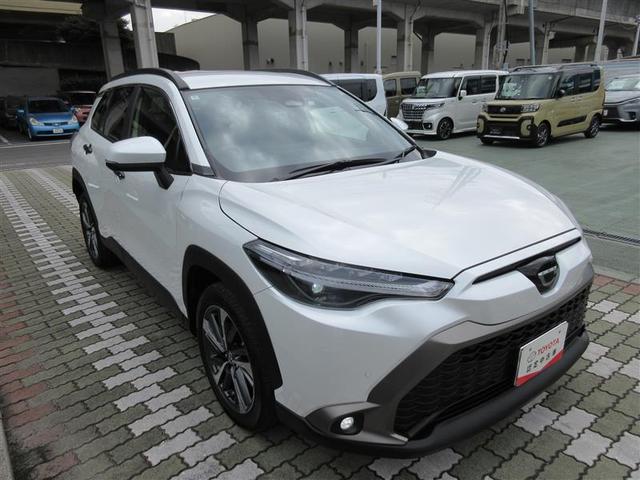 カローラクロス ハイブリッド Z 革シート フルセグ メモリーナビ ミュージックプレイヤー接続可 バックカメラ 衝突被害軽減システム ETC LEDヘッドランプ(3枚目)