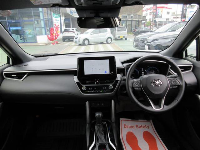 カローラクロス ハイブリッド Z 革シート フルセグ メモリーナビ ミュージックプレイヤー接続可 バックカメラ 衝突被害軽減システム ETC LEDヘッドランプ(10枚目)