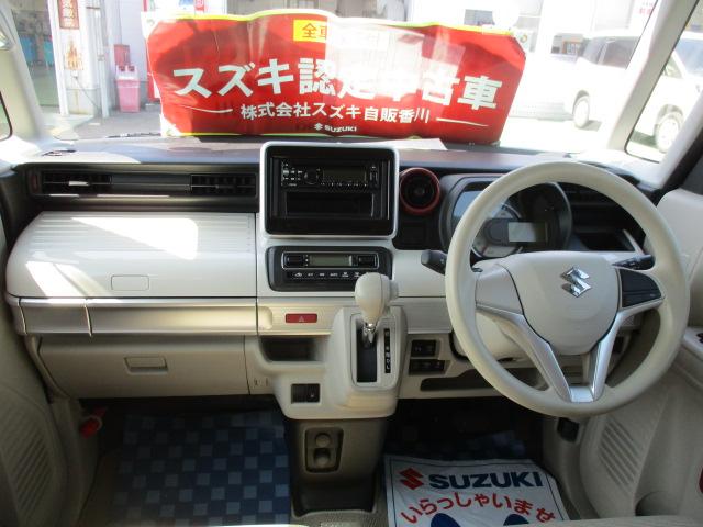 スペーシア ＨＹＢＲＩＤ　Ｘ　ＭＫ５３Ｓ　ＣＤプレーヤーＡＭ／ＦＭラジオ　ＣＶＴ、ＣＤプレーヤーＡＭ／ＦＭラジオ、前後自動衝突軽減ブレーキ、アイドリングストップ、リヤ両席電動スライドドア、ＨＹＢＲＩＤ、運転席シートヒーター、（15枚目）