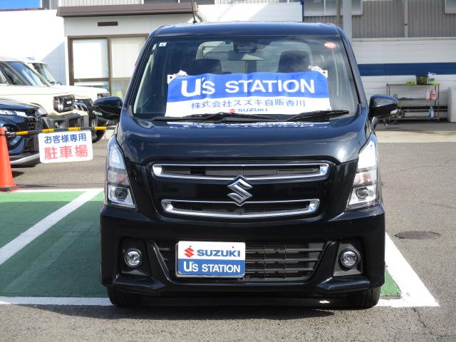 ワゴンRスティングレー スティングレー HYBRID X 2型 7型ナビ+リヤカメラ CVT、7インチナビゲーション+リヤカメラ、前後自動衝突軽減ブレーキ、アイドリングストップ、スマートキー、ハンドルオーディオスイッチ、オートエアコン、オートライト、運転席シートヒーター、(2枚目)