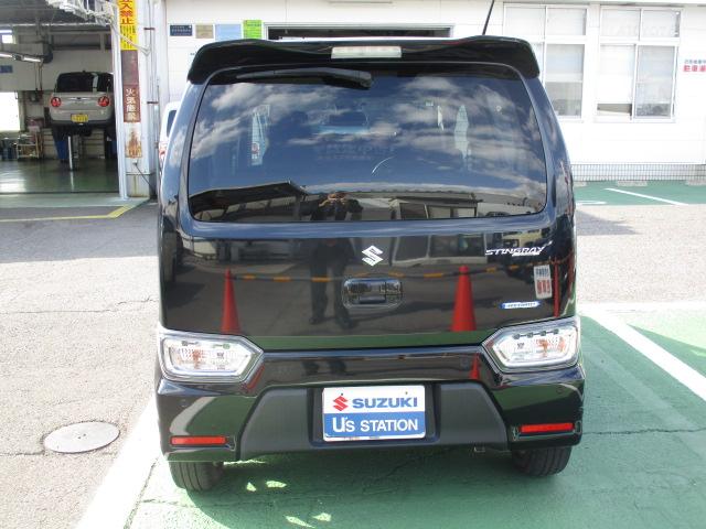 ワゴンRスティングレー スティングレー HYBRID X 2型 7型ナビ+リヤカメラ CVT、7インチナビゲーション+リヤカメラ、前後自動衝突軽減ブレーキ、アイドリングストップ、スマートキー、ハンドルオーディオスイッチ、オートエアコン、オートライト、運転席シートヒーター、(3枚目)