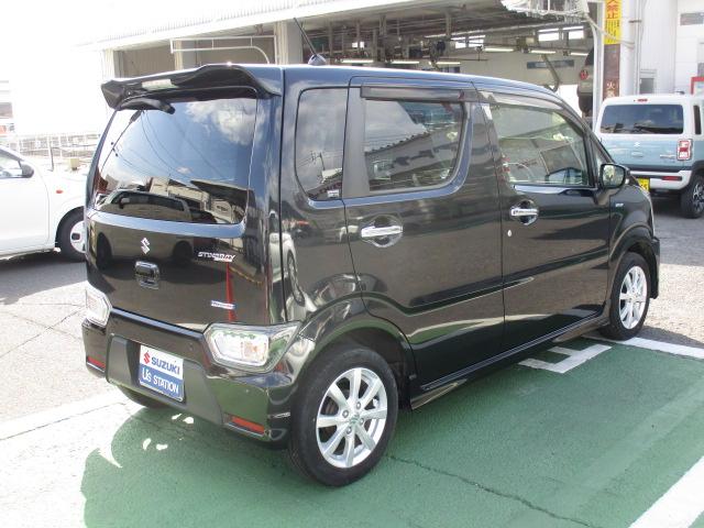 ワゴンRスティングレー スティングレー HYBRID X 2型 7型ナビ+リヤカメラ CVT、7インチナビゲーション+リヤカメラ、前後自動衝突軽減ブレーキ、アイドリングストップ、スマートキー、ハンドルオーディオスイッチ、オートエアコン、オートライト、運転席シートヒーター、(8枚目)