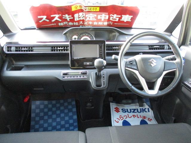 ワゴンRスティングレー スティングレー HYBRID X 2型 7型ナビ+リヤカメラ CVT、7インチナビゲーション+リヤカメラ、前後自動衝突軽減ブレーキ、アイドリングストップ、スマートキー、ハンドルオーディオスイッチ、オートエアコン、オートライト、運転席シートヒーター、(15枚目)