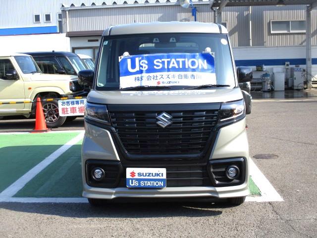 スペーシアベース GF 2型 オーディオレス 前後自動衝突軽減ブレーキ、 CVT、オーディオレス、前後自動衝突軽減ブレーキ、アイドリングストップ、運転席シートヒーター、スマートキー、プッシュボタンスタートスイッチ、オートエアコン、オートライト、後席両側スライドドア、(2枚目)