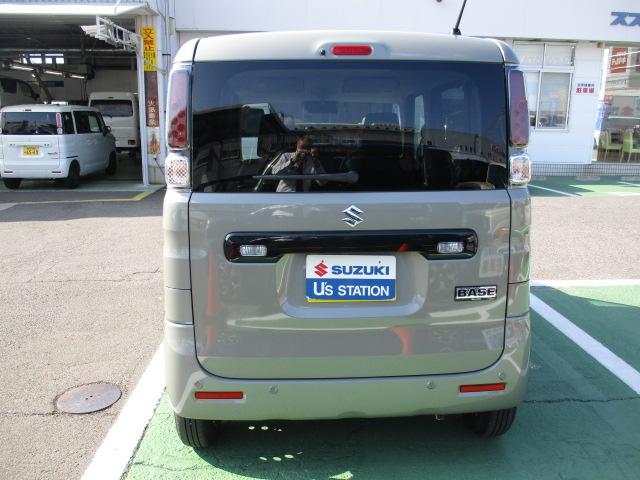 スペーシアベース GF 2型 オーディオレス 前後自動衝突軽減ブレーキ、 CVT、オーディオレス、前後自動衝突軽減ブレーキ、アイドリングストップ、運転席シートヒーター、スマートキー、プッシュボタンスタートスイッチ、オートエアコン、オートライト、後席両側スライドドア、(3枚目)