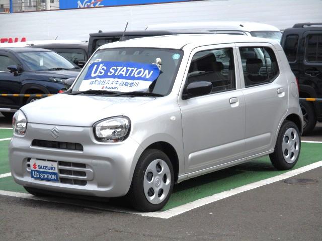 アルト Ｌ　２型　ディスプレイオーディオ＋バックアイカメラ　ＣＶＴ、ディスプレイオーディオ＋バックアイカメラ、前後自動衝突軽減ブレーキ、アイドリングストップ、エネチャージ、キーレスエントリー、ハンドルオーディオスイッチ、運転席シートヒーター、オートライト、（7枚目）