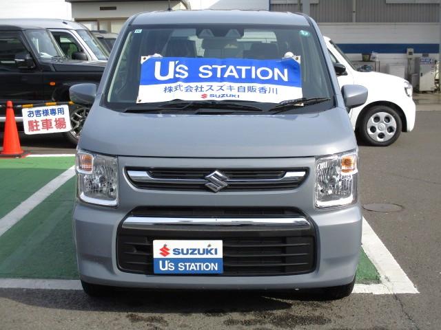 ワゴンＲ ＦＸ　４型　ＣＤプレイヤーラジオ　前後自動衝突軽減ブレーキ　ＣＶＴ、ＣＤプレイヤーＡＭ／ＦＭラジオ、前後自動衝突軽減ブレーキ、スマートキー、プッシュボタンスタートスイッチ、運転席シートヒーター、オートエアコン、オートライト、（2枚目）