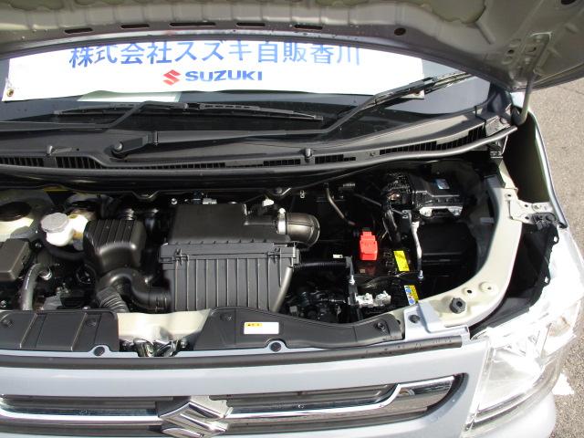 ワゴンＲ ＦＸ　４型　ＣＤプレイヤーラジオ　前後自動衝突軽減ブレーキ　ＣＶＴ、ＣＤプレイヤーＡＭ／ＦＭラジオ、前後自動衝突軽減ブレーキ、スマートキー、プッシュボタンスタートスイッチ、運転席シートヒーター、オートエアコン、オートライト、（52枚目）