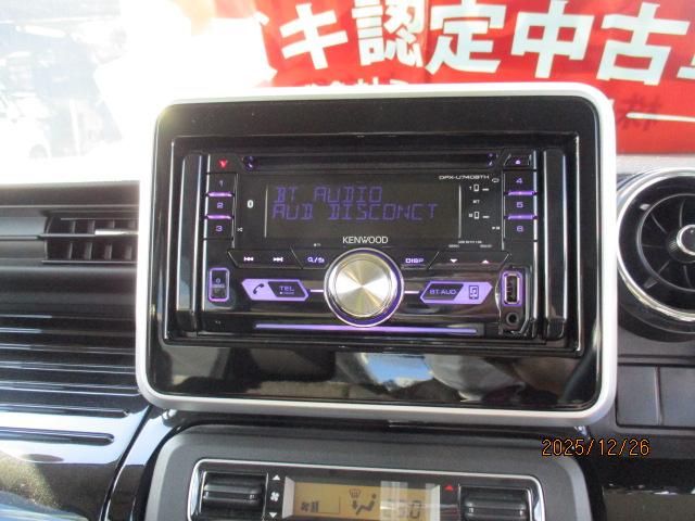 スペーシアカスタム カスタム　ＨＹＢＲＩＤ　ＧＳ　２型　車検受け渡し　前後軽減Ｂ　ＣＶＴ、ＣＤプレイヤーＡＭ／ＦＭラジオ、前後自動衝突軽減ブレーキ、アイドリングストップ、ハンドルオーディオスイッチ、アダクティブクルーズコントロール、運転席シートヒーター、リヤ左側電動スライドドア（10枚目）