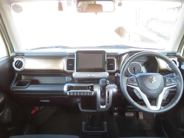 クロスビー ハイブリッドＭＺ　ＨＹＢＲＩＤ　ＭＺ　ブラウンアクセントパッケージ　メモリーナビ　フルセグＴＶ　３６０度ビューモニタ　スマートキー　ＥＴＣ　純正アルミホイール　ＬＥＤヘッドライト　アイドリングストップ　レーダークルーズ（4枚目）