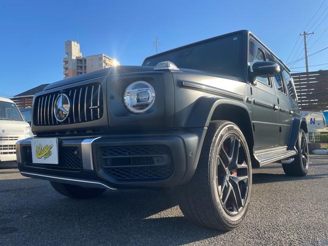 Ｇクラス Ｇ６３　ＡＭＧレザーエクスクルーシブパッケージ　ワンオーナー／左ハンドル／マットブラック／正規ディーラー車／ツートンレザー／サンルーフ／アダプティブダンピングＳ／純正ナビＴＶ／３６０°カメラ／Ｂｕｒｍｅｓｔｅｒサウンド／ＡＭＧ２１ＡＷ／禁煙車（8枚目）