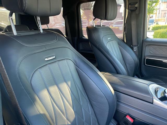 Ｇクラス Ｇ６３　ＡＭＧレザーエクスクルーシブパッケージ　ワンオーナー／左ハンドル／マットブラック／正規ディーラー車／ツートンレザー／サンルーフ／アダプティブダンピングＳ／純正ナビＴＶ／３６０°カメラ／Ｂｕｒｍｅｓｔｅｒサウンド／ＡＭＧ２１ＡＷ／禁煙車（21枚目）