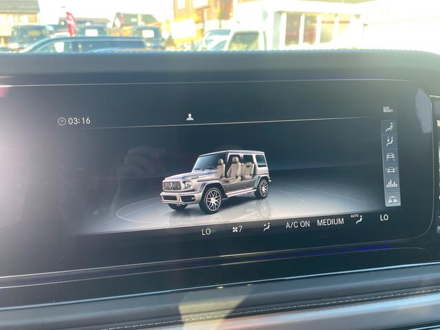 Ｇクラス Ｇ６３　ＡＭＧレザーエクスクルーシブパッケージ　ワンオーナー／左ハンドル／マットブラック／正規ディーラー車／ツートンレザー／サンルーフ／アダプティブダンピングＳ／純正ナビＴＶ／３６０°カメラ／Ｂｕｒｍｅｓｔｅｒサウンド／ＡＭＧ２１ＡＷ／禁煙車（34枚目）