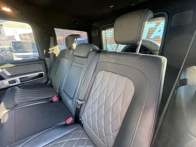Ｇクラス Ｇ６３　ＡＭＧレザーエクスクルーシブパッケージ　ワンオーナー／左ハンドル／マットブラック／正規ディーラー車／ツートンレザー／サンルーフ／アダプティブダンピングＳ／純正ナビＴＶ／３６０°カメラ／Ｂｕｒｍｅｓｔｅｒサウンド／ＡＭＧ２１ＡＷ／禁煙車（45枚目）