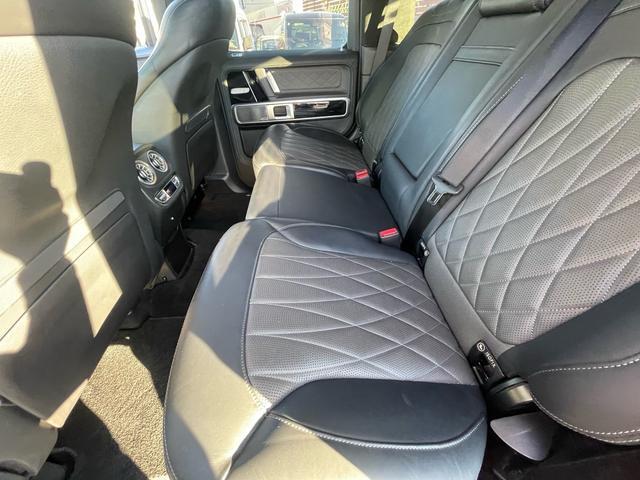 Ｇクラス Ｇ６３　ＡＭＧレザーエクスクルーシブパッケージ　ワンオーナー／左ハンドル／マットブラック／正規ディーラー車／ツートンレザー／サンルーフ／アダプティブダンピングＳ／純正ナビＴＶ／３６０°カメラ／Ｂｕｒｍｅｓｔｅｒサウンド／ＡＭＧ２１ＡＷ／禁煙車（46枚目）