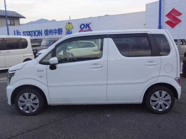 ワゴンＲ ＨＹＢＲＩＤ　ＦＸ　２型　４ＷＤ　セーフティサポート付き　オートライト　プッシュスタート　シートヒーター　オートエアコン　ＥＴＣ　スズキセーフティーサポート　ワンオーナー　４ＷＤ　衝突被害軽減システム　アイドリングストップ　横滑り防止機能（34枚目）