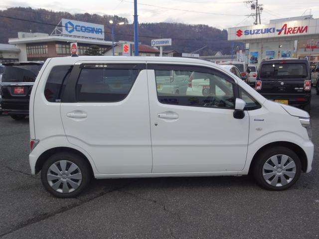 ワゴンＲ ＨＹＢＲＩＤ　ＦＸ　２型　４ＷＤ　セーフティサポート付き　オートライト　プッシュスタート　シートヒーター　オートエアコン　ＥＴＣ　スズキセーフティーサポート　ワンオーナー　４ＷＤ　衝突被害軽減システム　アイドリングストップ　横滑り防止機能（35枚目）