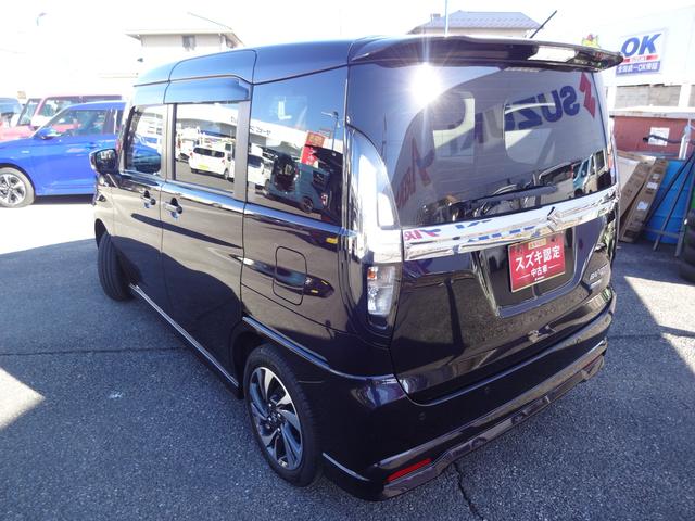 ソリオバンディット バンディット　ＨＹＢＲＩＤ　ＭＶ　４ＷＤ　全方位モニターナビ　オートライト　Ｂｌｕｅｔｏｏｔｈ　スライドドア　純正ナビ　プッシュスタート　シートヒーター　オートエアコン　スズキセーフティーサポート　ワンオーナー　４ＷＤ　衝突被害軽減システム　横滑り防止機能（7枚目）