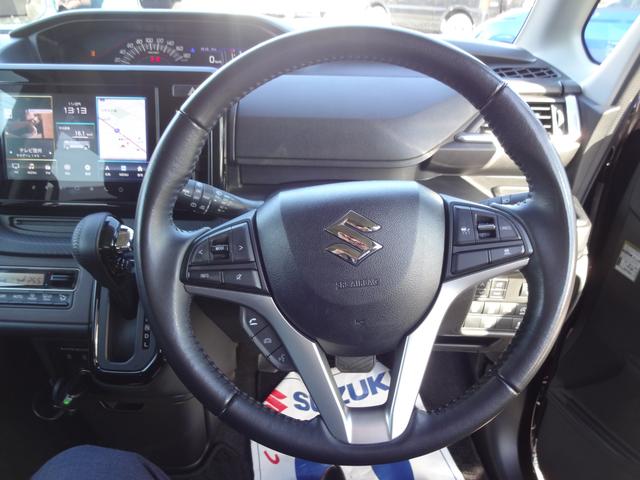 ソリオバンディット バンディット　ＨＹＢＲＩＤ　ＭＶ　４ＷＤ　全方位モニターナビ　オートライト　Ｂｌｕｅｔｏｏｔｈ　スライドドア　純正ナビ　プッシュスタート　シートヒーター　オートエアコン　スズキセーフティーサポート　ワンオーナー　４ＷＤ　衝突被害軽減システム　横滑り防止機能（16枚目）