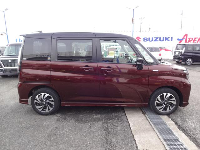 ソリオバンディット バンディット　ＨＹＢＲＩＤ　ＭＶ　全方位モニターナビ　ドライブレコーダー　オートライト　Ｂｌｕｅｔｏｏｔｈ　両側電動スライドドア　純正ナビ　プッシュスタート　シートヒーター　オートエアコン　ＥＴＣ　スズキセーフティーサポート　ワンオーナー　４ＷＤ（58枚目）