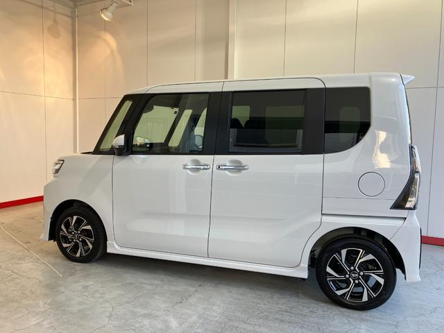 タント カスタムＸ　オーディオレス／アルミ　ワンオーナー　オーディオレス　パノラマモニター対応カメラ　両側パワースライドドア　運転席・助手席シートヒーター　電動パーキングブレーキ　ＬＥＤヘッドランプ　純正１４インチアルミホイール　スマートキー（43枚目）