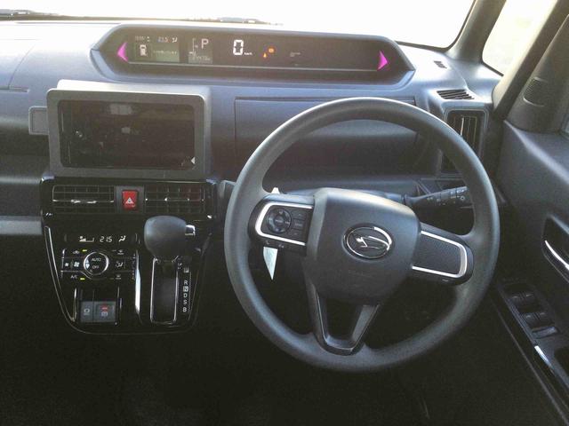 タント カスタムX インパネシフト プッシュスタートスイッチ 電子カードキー 電動パーキングブレーキ 両側パワースライドドア 衝突軽減ブレーキ 車線逸脱防止 アルミホイール ABS(15枚目)